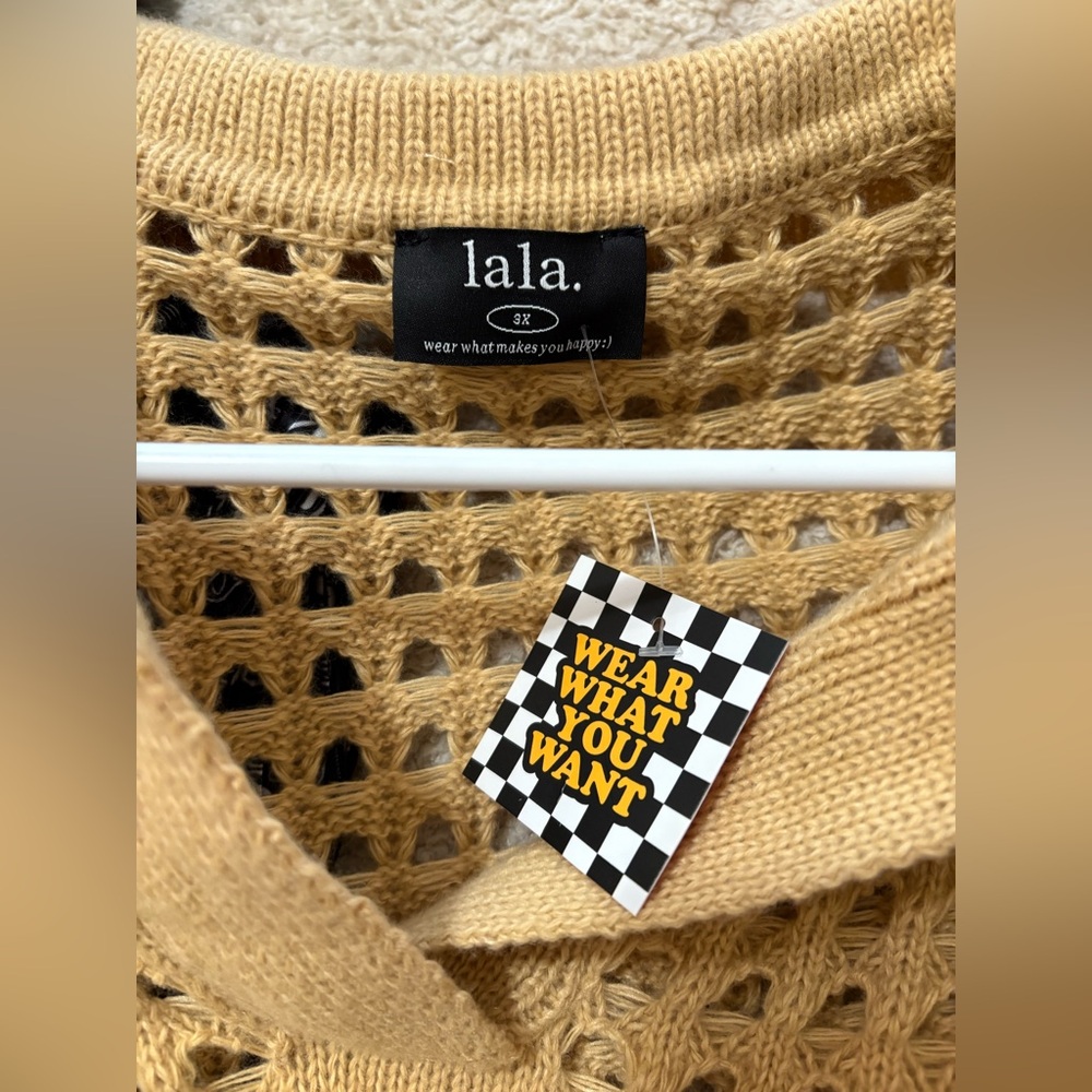 Dressed in Lala Soul Stuff knit dress & slip - Picture 4 of 5